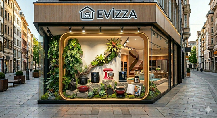 vitrinde görsel etki sanatları