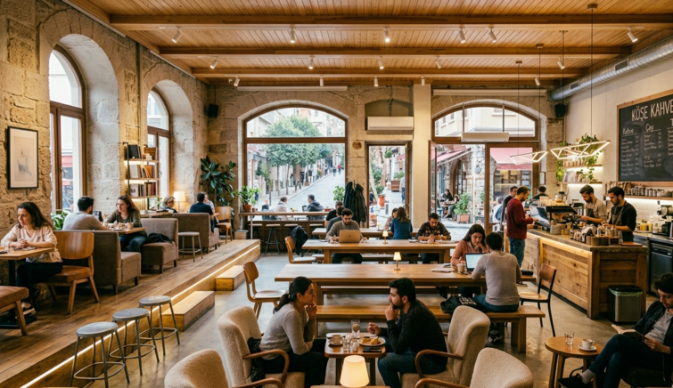 furniture focused cafe design